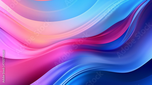 Floral Elegance: Liquid Color Design Background with Gradient Colors in the Shape of a Flower - Luxury Abstract for Mobile Screen Concept © Maximilien