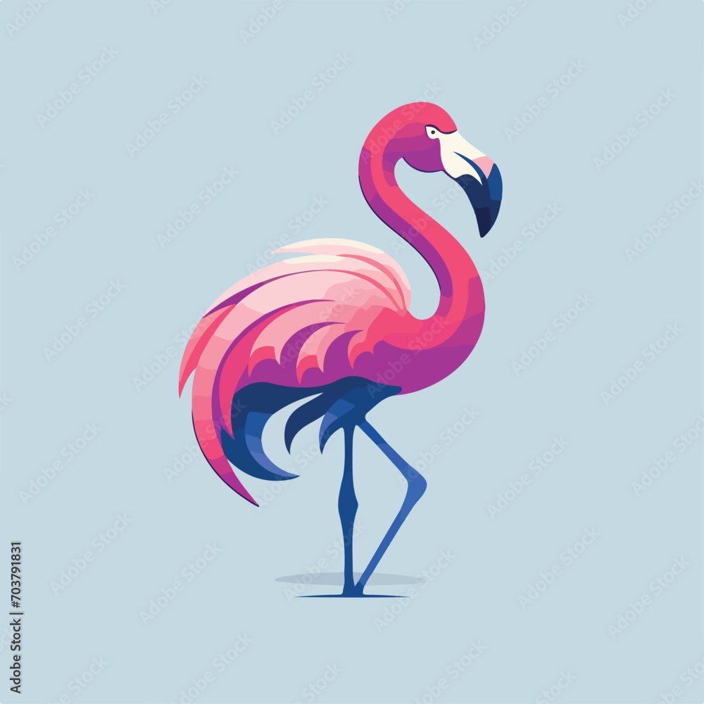 Flamingo in cartoon, doodle style. Isolated 2d vector illustration in logo, icon, sketch style, Eps 10. AI Generative Flamingo in cartoon, doodle style. Isolated 2d vector illustration in logo, icon, sketch style, Eps 10. AI Generative