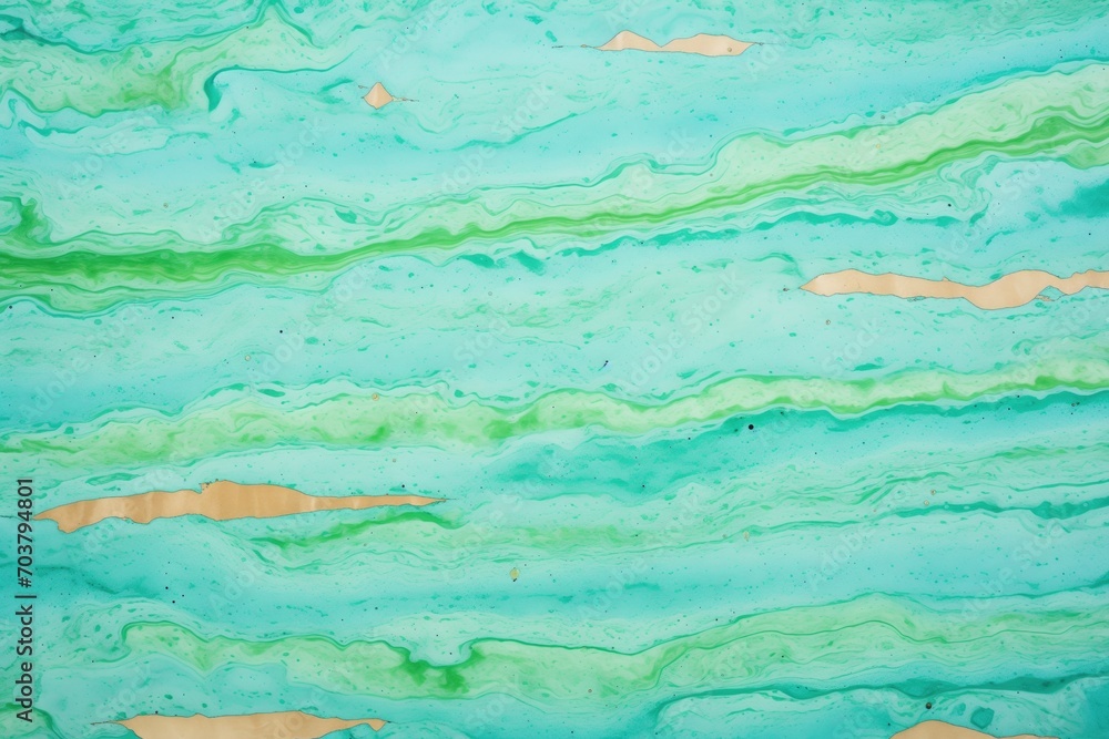 sea green marble with layered textures