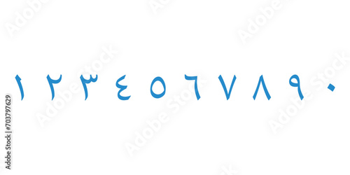Arab number. Eastern arabic numbers. Arabic numeral system. Resources for teachers and students.
