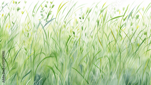 watercolor pattern of grass