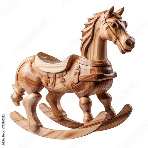 toy horse Isolated on transparent background