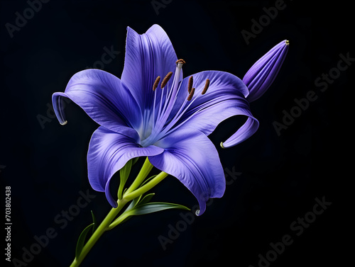 Wallpaper Mural Lily flower in studio background, single lily flower, Beautiful flower images Torontodigital.ca