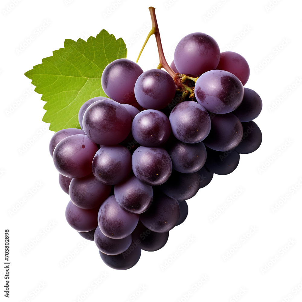 Fototapeta premium Grape jelly isolated on transparent background