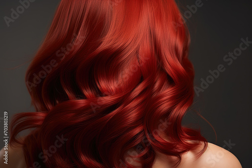 Vibrant Red Hair Textures: Fashion Forward