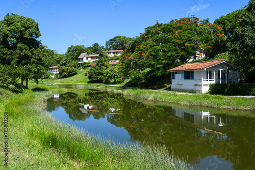 View at the lake of Las Terrazas in Cuba