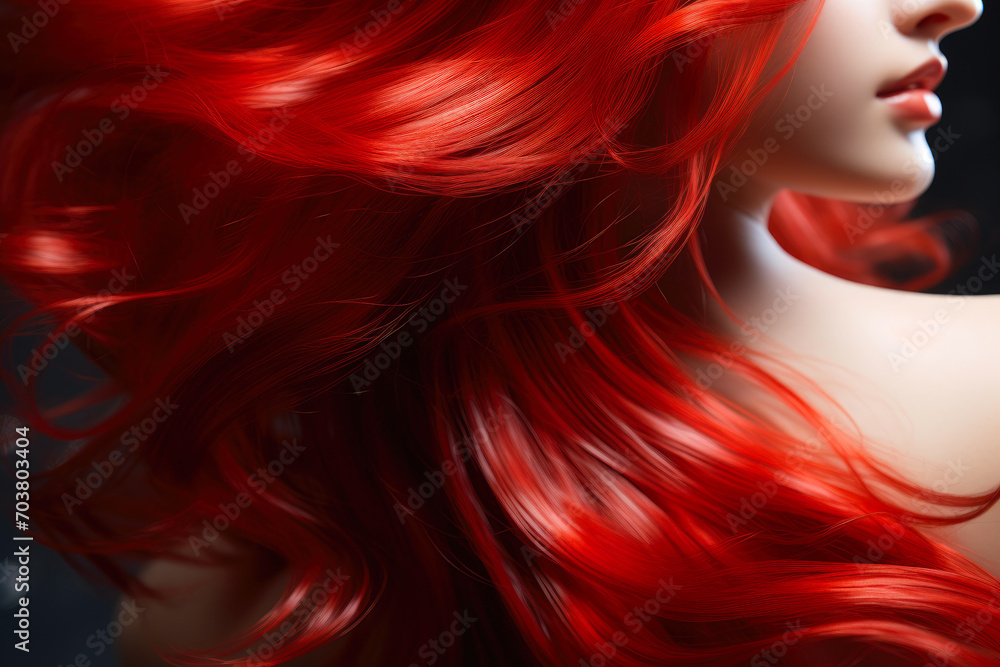 Fashionista's Choice: Glossy Red Hair Inspiration