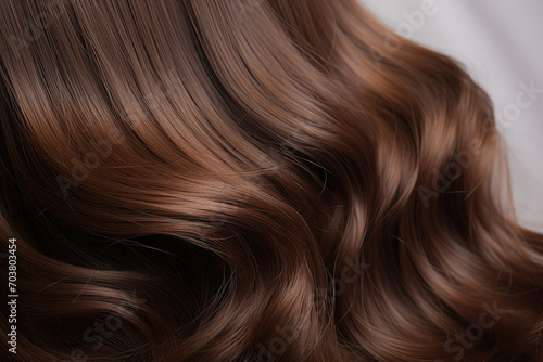 Contemporary Elegance  Trendy Textures of Shiny Brown Hair