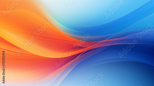 Colorful abstract background with orange and blue colors