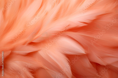 Silken Symphony: Close-Up Feather Ballet