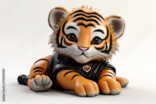 cute cartoon tiger cub