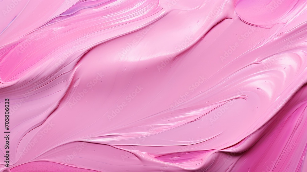 Obraz premium Pink paint smear style in bold colors for use as backgrounds, banners