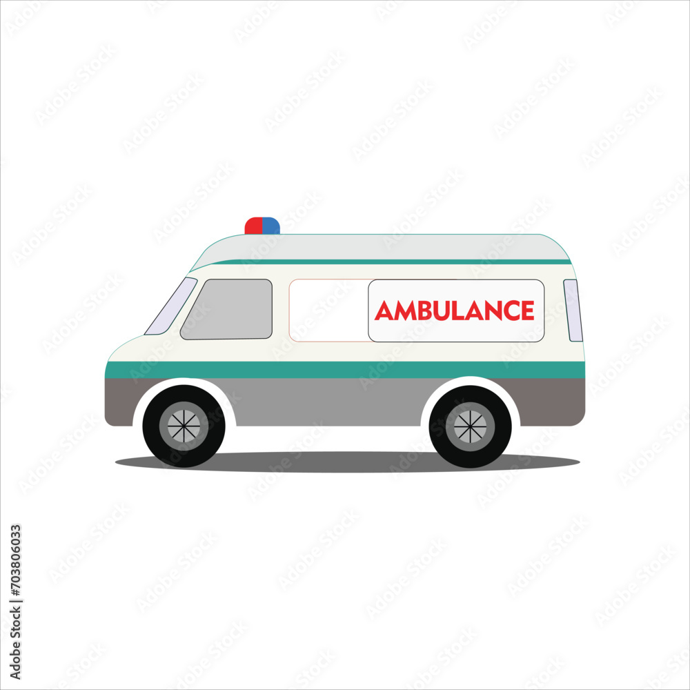 ambulance car isolated on white ambulance car isolated on white