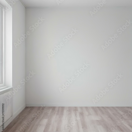 empty room with wall