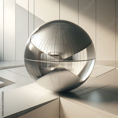 3d abstract sphere