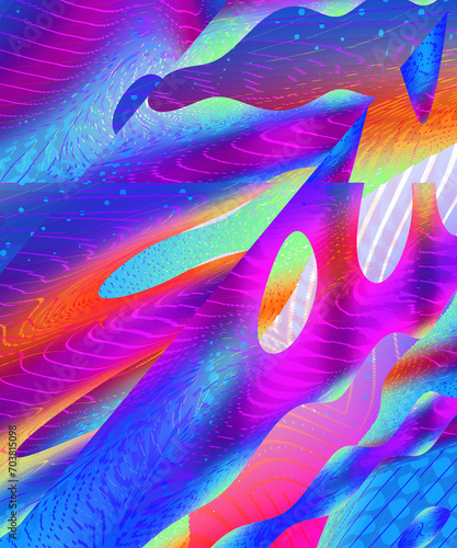 Retro Y2K Throwback Texture