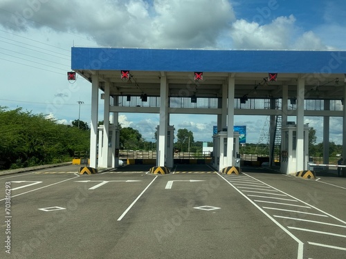 No. 3 Gate Hambanthota Harbour exit to Colombo Galle Wellawaya Road AA002 highway photo