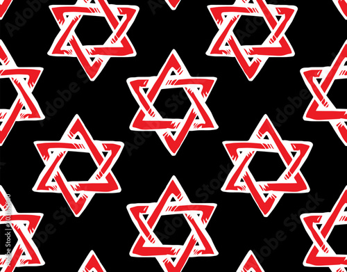 Jewish holiday symbol. Vector drawing