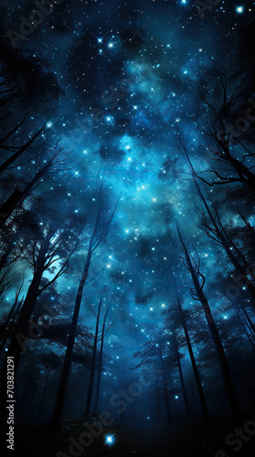 Starry Night in the Enchanted Forest