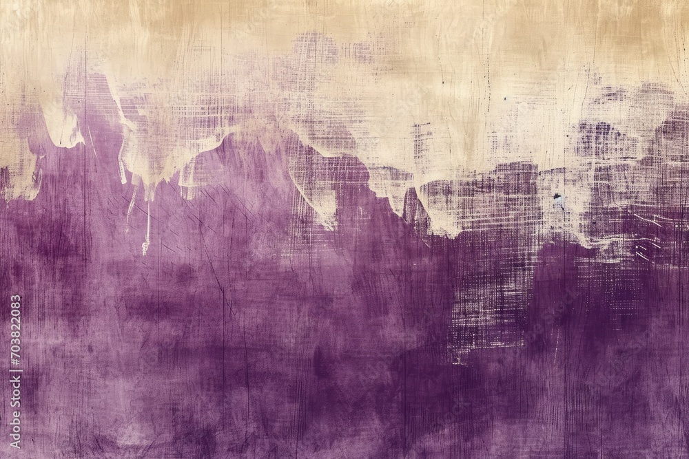 Grunge Background Texture in the Style Plum Purple and Beige - Amazing Grunge Wallpaper created with Generative AI Technology