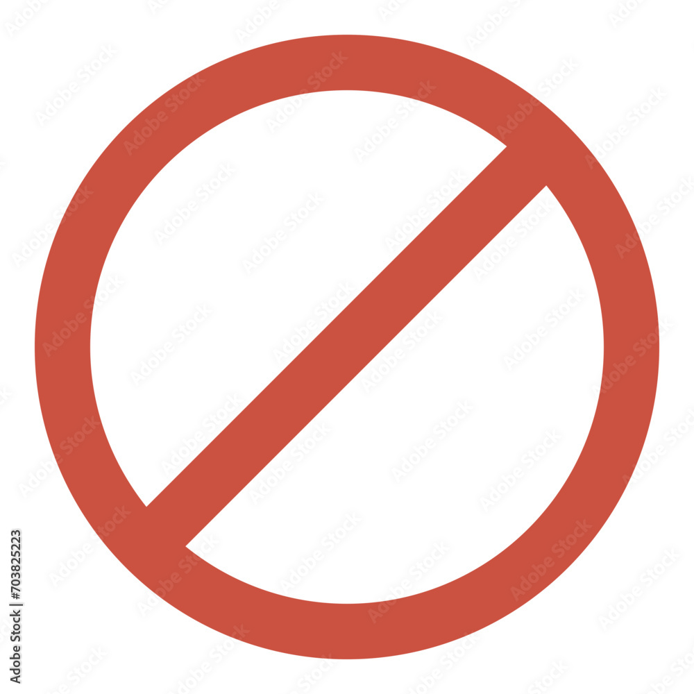 Obraz premium prohibited icon