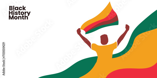vector illustration of Black history month