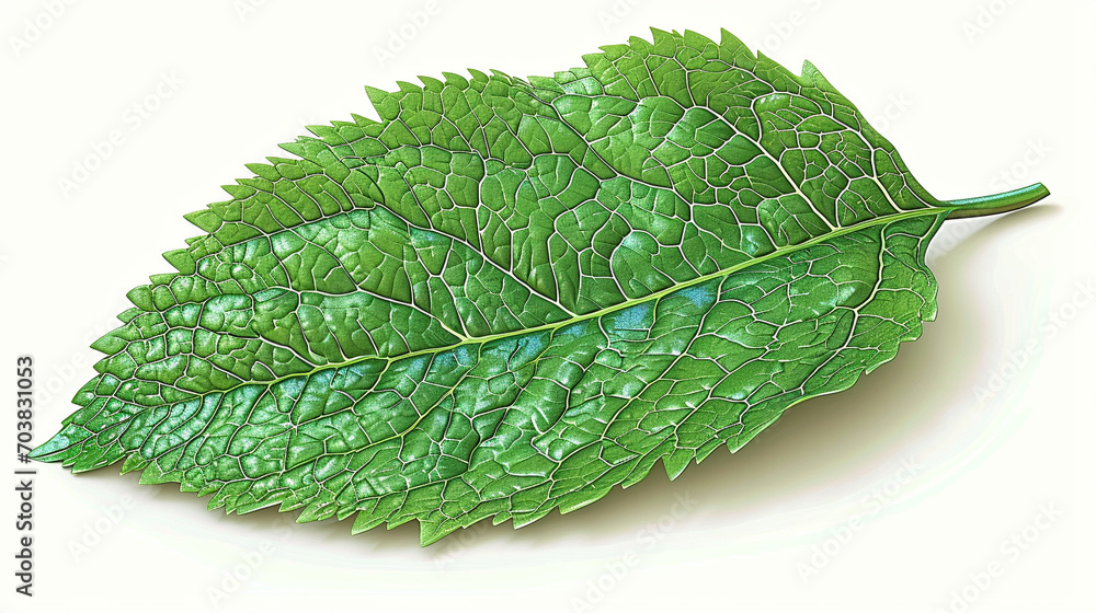 green leaf isolated on white green leaf isolated on white