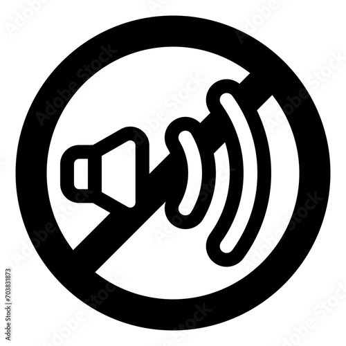 no sound sign icon
