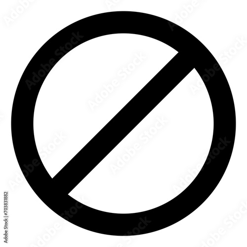prohibited icon