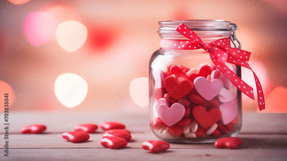 Valentine's Day on a Budget: Affordable and Thoughtful Ways to Celebrate. - obrazy, fototapety, plakaty 