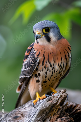 Falcão-americano (Falco sparverius) na natureza - Fundo de tela © vitor