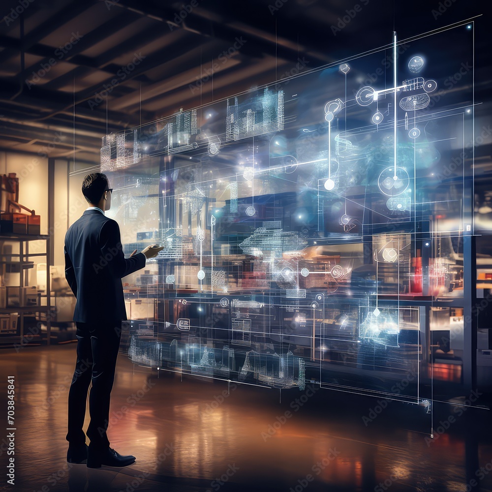 Business Technology Concept, Generative AI