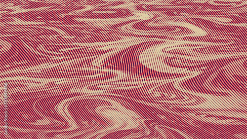 Abstract Halftone Background, Retro Engraving Style. Vector Illustration	