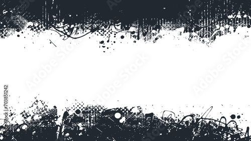 Abstract halftone background. Grunge design element. Distressed effect . Shapes with stripes screen print texture. Vector illustration