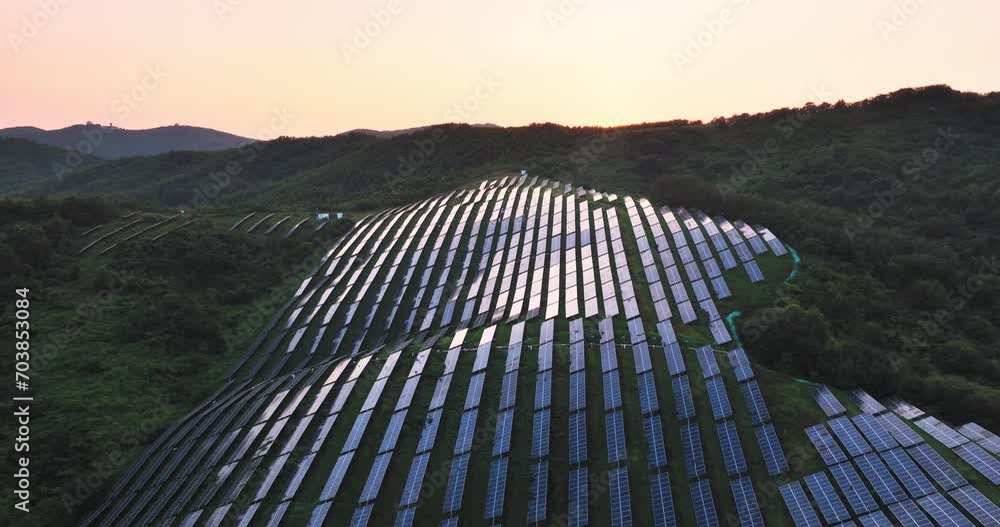 solar power panels on hill solar power panels on hill
