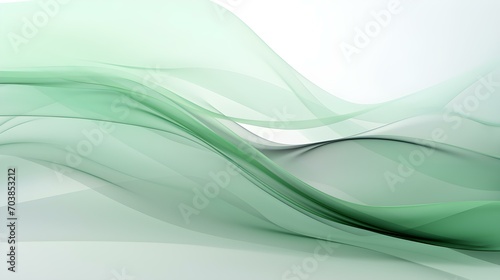 Dynamic Vector Background of transparent Shapes in green and white Colors. Modern Presentation Template