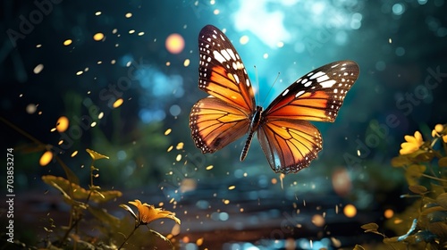 Bunter Schmetterling © Red Tiger Design