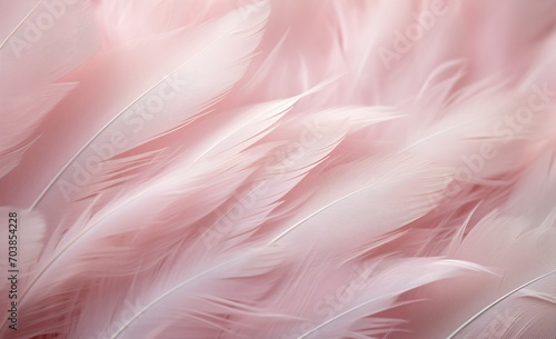 Pale pink feathers background