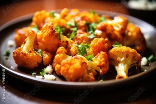 spicy buffalo cauliflower wings