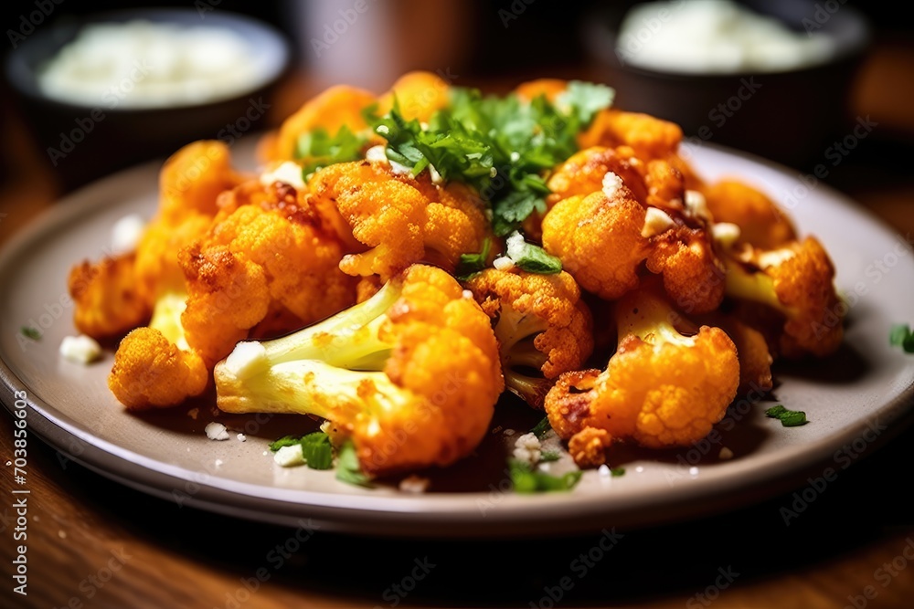 SPICY BUFFALO CAULIFLOWER WINGS SPICY BUFFALO CAULIFLOWER WINGS