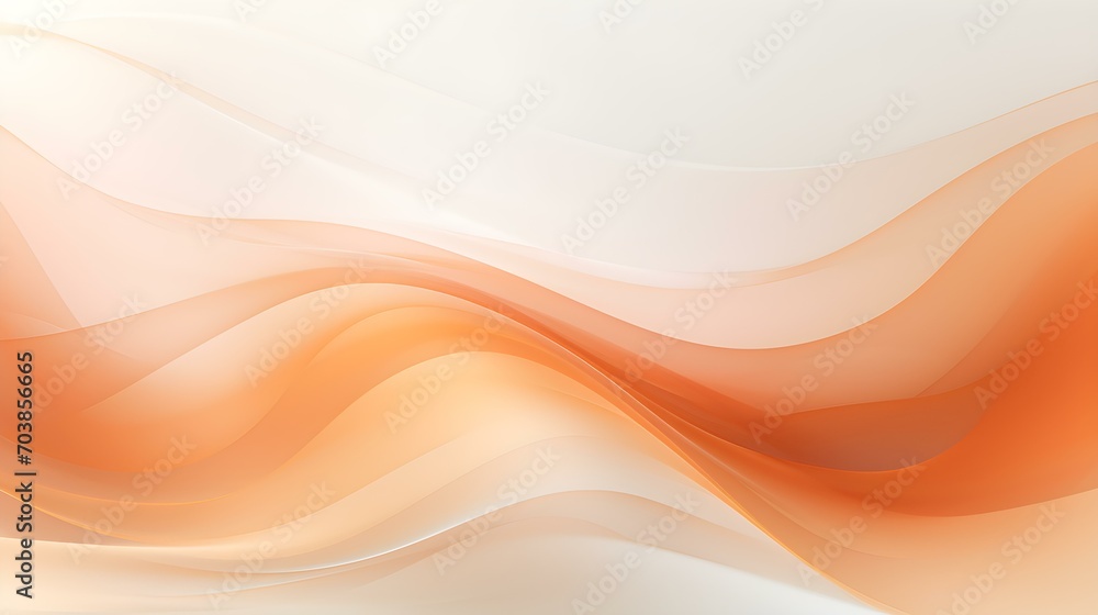 Fototapeta premium Dynamic Vector Background of transparent Shapes in light orange and white Colors. Modern Presentation Template