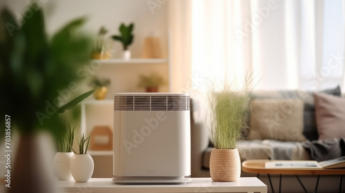 Indoor air purifiers improve the air quality in your home, making the air cleaner and fresher, which can promote the health and well-being of your occupants. no pm2.5 photo