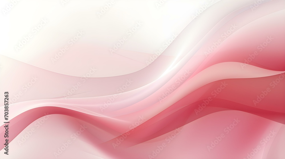 Obraz premium Dynamic Vector Background of transparent Shapes in light pink and white Colors. Modern Presentation Template