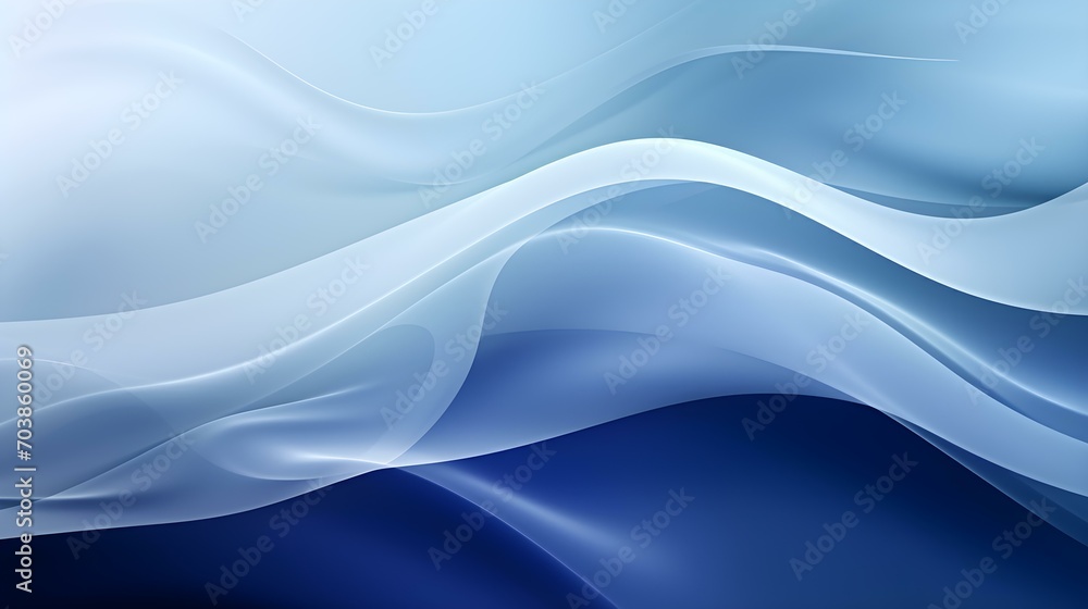 Fototapeta premium Dynamic Vector Background of transparent Shapes in navy blue and white Colors. Modern Presentation Template