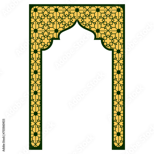 Islamic window frame 
