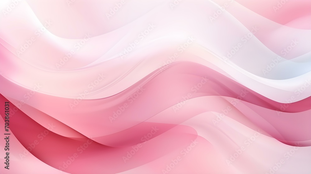 Obraz premium Dynamic Vector Background of transparent Shapes in pink and white Colors. Modern Presentation Template