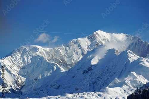 Mont Blanc after snowfall