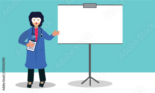 Using a blank board encourages active participation from the patient