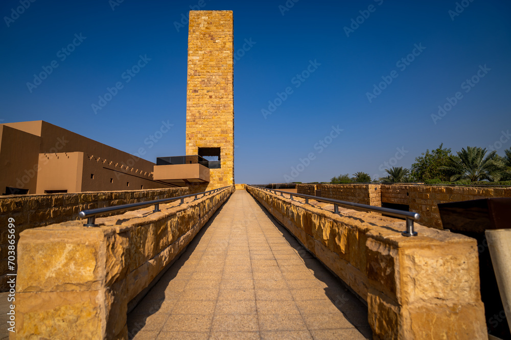 Fototapeta premium beautiful mosque in Riyadh city