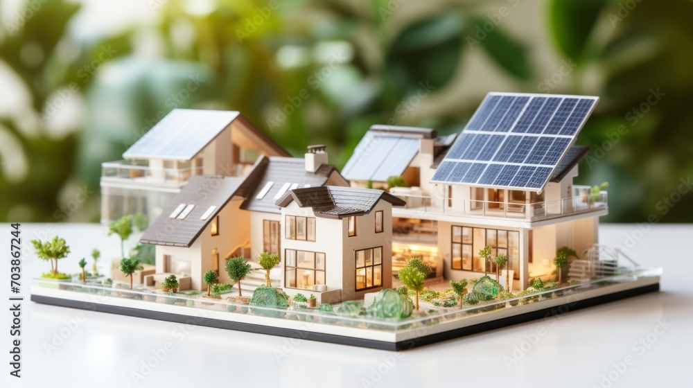 Eco-Friendly Living: Sustainable Home Model Eco-Friendly Living: Sustainable Home Model